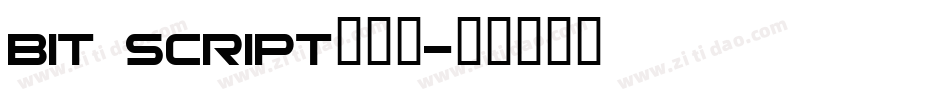 Bit Script手机版字体转换